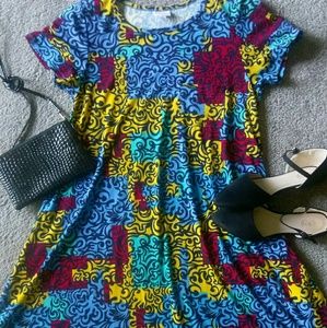 LulaRoe beautiful colorful dress